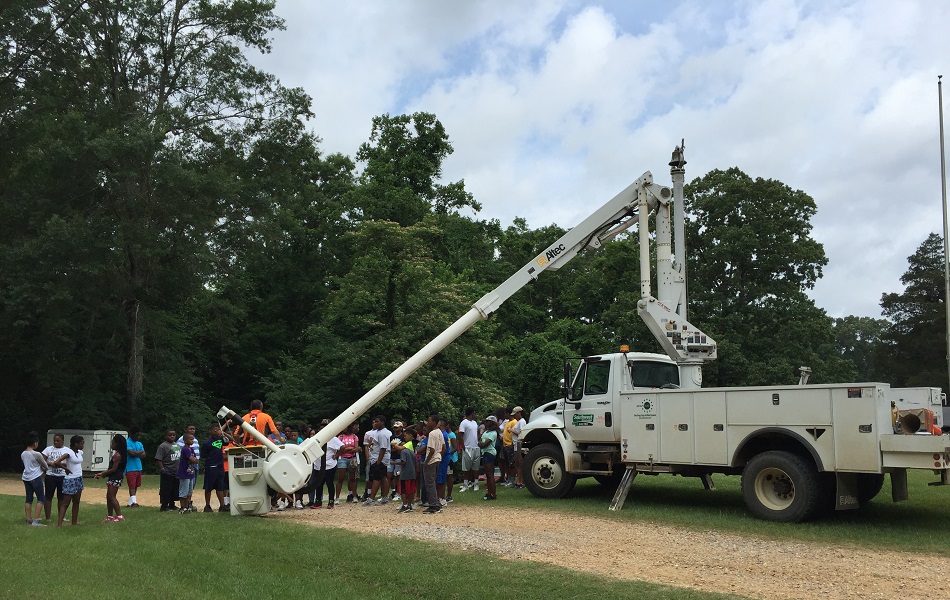 Southwest Electric Employees Hold Safety Program at Camp